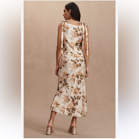 Reformation Aden Silk Dress - Size L - Neutral Combination - Beyond gorgeous! - Picture 3 of 10